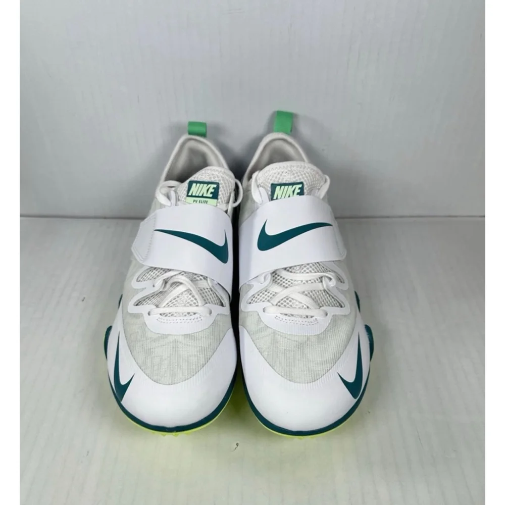 Nike Pole Vault Elite Spruce FZ9649-100 Track Cleats size 10.5 with spikes